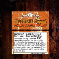Chocolate Dipped PB Crunch Energy Balls - 2 Pack