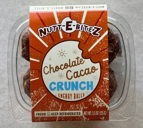 Chocolate Crunch & Cacao Nib Energy Balls - 4 pack