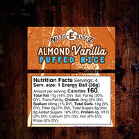 Almond & Vanilla Puffed Rice Energy Balls - 4 pack
