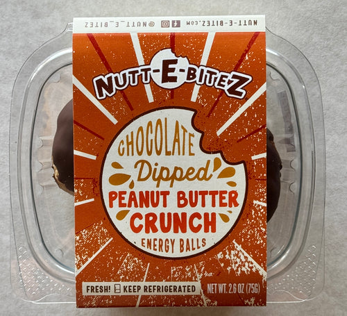 Chocolate Dipped PB Crunch Energy Balls - 2 Pack