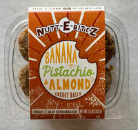 Banana, Pistachio, & Almond Energy Balls - 4 pack